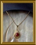 Oude double hanger aan ketting, Sieraden, Tassen en Uiterlijk, Antieke sieraden, Ophalen of Verzenden, Overige materialen, Hanger