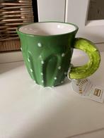 Blond amsterdam cactus beker, Tuin en Terras, Rond, Ophalen of Verzenden, Zo goed als nieuw, Aardewerk