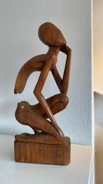 Houten afrikaanse handgemaakte sculpturen, Antiek en Kunst, Kunst | Beelden en Houtsnijwerken, Ophalen of Verzenden