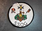 Gedragen embeem School Speciale Opleidingen Genie SSOG, Verzamelen, Militaria | Algemeen, Verzenden, Landmacht, Nederland, Embleem of Badge