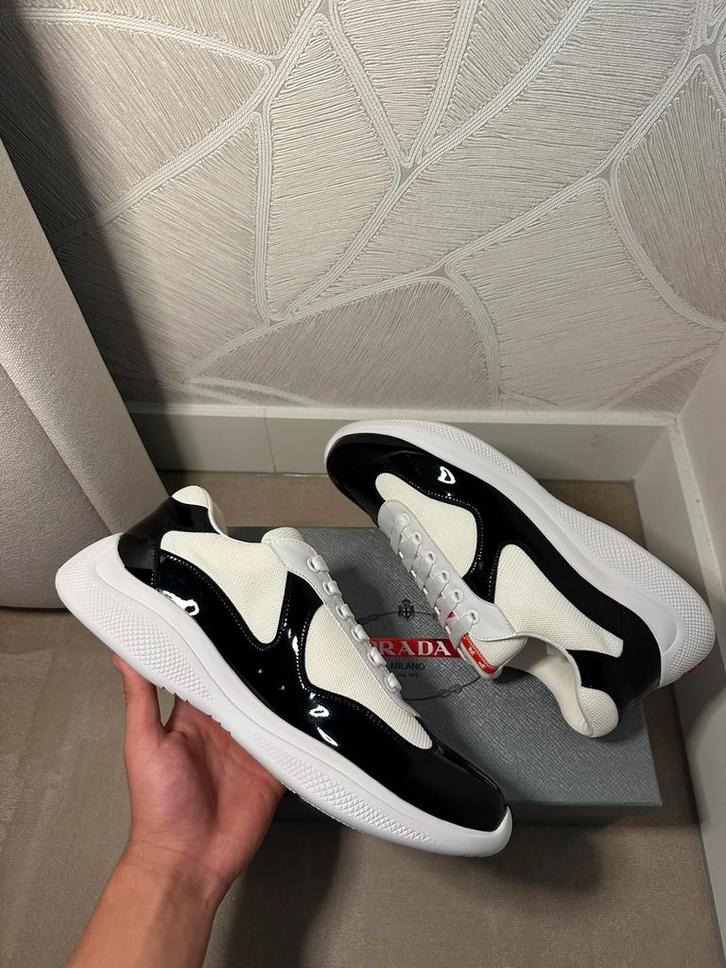 Prada Cups Sneaker, Kleding | Heren, Schoenen, Nieuw, Zwart, Ophalen of Verzenden