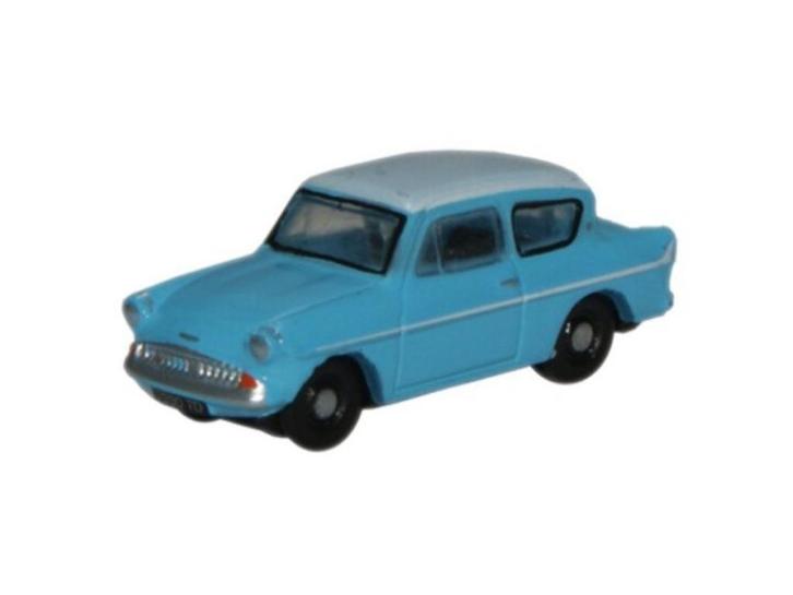 FORD ANGLIA blauw, Hobby en Vrije tijd, Modelauto's | Overige schalen, Nieuw, Auto, Ophalen of Verzenden