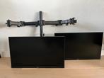 2 iiyama G-master gaming monitors + standaard, Computers en Software, Monitoren, Gaming, Full HD, Ophalen of Verzenden, Zo goed als nieuw