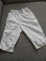 Witte kuitbroek korte broek jongen meisje maat 116, Jongen of Meisje, Ophalen of Verzenden, Broek, Zo goed als nieuw