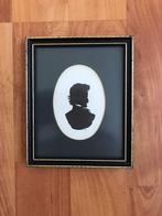 Schilderij silhouet man, Minder dan 50 cm, Ophalen of Verzenden, Zo goed als nieuw, Schilderij