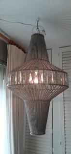 GROTE CHIQUE lamp met duizenden glazen kraaltjes Hotel chic, Gebruikt, Ophalen, Glas