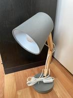 Bureaulamp/desk lamp incl. LED lichtbron, Ophalen, Zo goed als nieuw, Hout, Minder dan 50 cm
