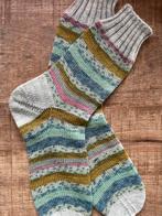 Handgebreide wollen sokken - Maat 43, Sokken en Kniesokken, Overige kleuren, Nieuw, Overige maten