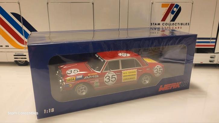 Werk83 Mercedes-Benz S-Class 300 SEL 6.8 24h Spa - 1971, Hobby en Vrije tijd, Modelauto's | 1:18, Nieuw, Auto, Overige merken