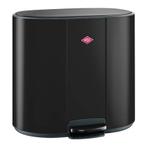 Wesco Multi Collector 2x25L - Mat Zwart, Kunststof, Met pedaal, 50 tot 75 cm, Nieuw