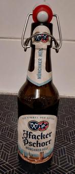 BEUGELFLES MUNCHNER HELL/HACKER PSCHORR, Verzamelen, Ophalen of Verzenden, Zo goed als nieuw, Flesje(s), Overige merken
