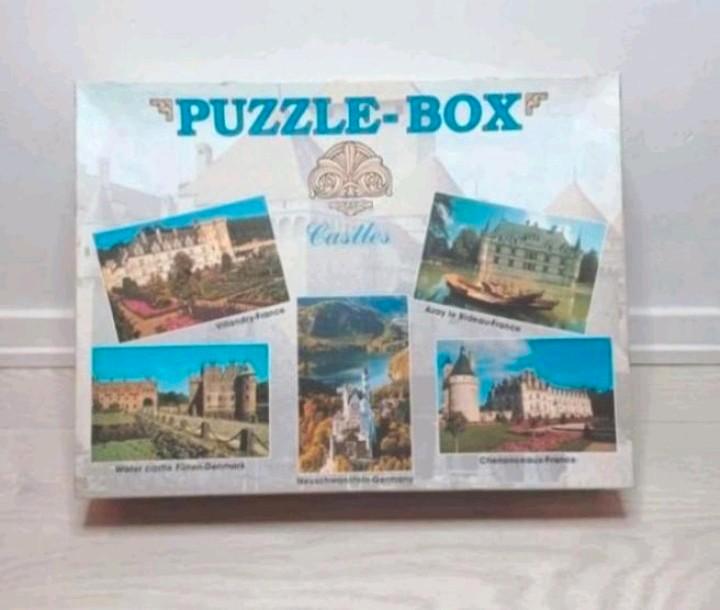 Z.G.A.N/NIEUW 5PUZZELS IN 1DOOS KASTELEN, Hobby en Vrije tijd, Denksport en Puzzels, Nieuw, Legpuzzel, 500 t/m 1500 stukjes, Ophalen of Verzenden