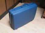 Samsonite koffer 90 ltr., kleur blauw, i.z.g.st., Sieraden, Tassen en Uiterlijk, Koffers, Gebruikt, Hard kunststof, 45 tot 55 cm