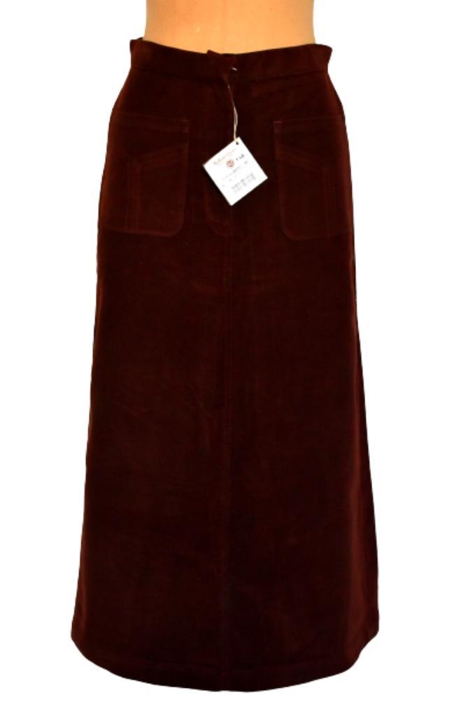 Nieuwe fluwelen Marlboro Classics rok, Mt. XS, Kleding | Dames, Rokken, Nieuw, Maat 34 (XS) of kleiner, Overige kleuren, Onder de knie