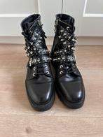 Leren enkellaarsjes Zara 39, Lage of Enkellaarzen, Ophalen of Verzenden, Gedragen, Zara