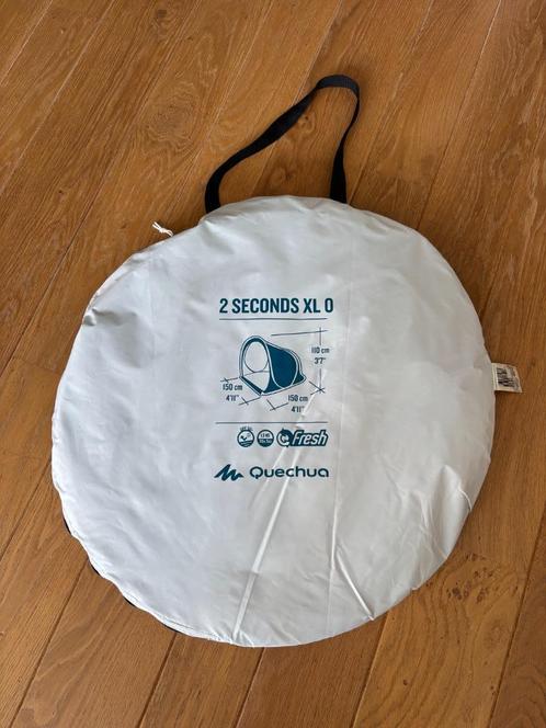 Quechua 2 seconds XL 0 Fresh Schuiltent/Strandtent - 2 pers, Caravans en Kamperen, Tenten, Nieuw, Ophalen of Verzenden