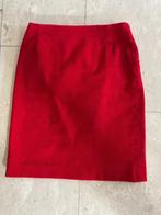 Kort rood ribfluwelen rokje maat 36, Kleding | Dames, Rokken, Verzenden, Zo goed als nieuw, Maat 36 (S), Boven de knie