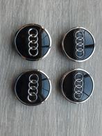 Audi naafkappen zwart, Auto diversen, Wieldoppen, Ophalen, Zo goed als nieuw