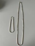 Zilveren ketting met armband, Ophalen of Verzenden, Nieuw, Zilver