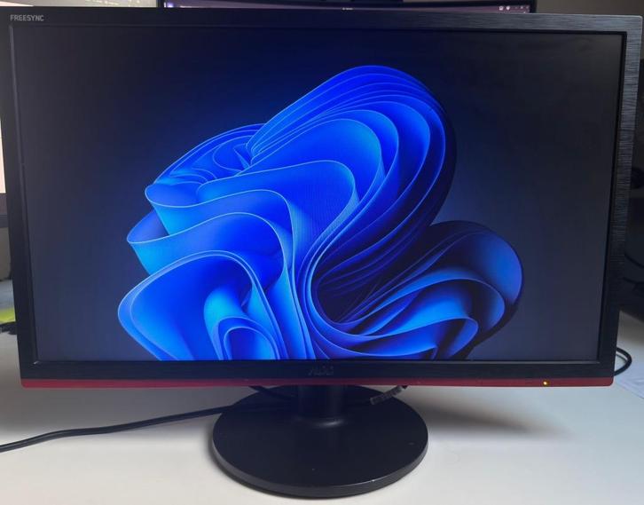 AOC G2460VQ6 Monitor 24" 75Hz, Computers en Software, Monitoren, Gebruikt, 61 t/m 100 Hz, DisplayPort, HDMI, VGA, Gaming, Kantelbaar