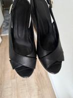 Hoge sleehakken wedges maat 40(high heels,pumps,sandalen), Kleding | Dames, Schoenen, Pumps, Zwart, Ophalen of Verzenden, Zo goed als nieuw