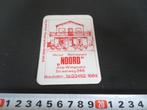 sticker breukelen motel restaurant NOORD joop wiegmans rood, Ophalen, Zo goed als nieuw
