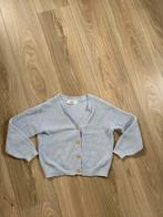 Prachtig lichtblauw vestje - maat 128 - H&M, Kinderen en Baby's, Kinderkleding | Maat 128, Meisje, Trui of Vest, H&M, Ophalen of Verzenden