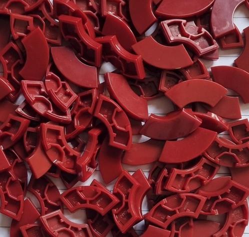 Lego 2x2 round tile (macaroni), Dark red (per 100), Kinderen en Baby's, Speelgoed | Duplo en Lego, Nieuw, Lego, Losse stenen, Verzenden