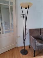 Staande lamp, Huis en Inrichting, Lampen | Vloerlampen, Hout, Gebruikt, Vintage, Ophalen of Verzenden