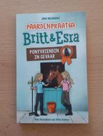 PaardenpraatTV boek Britt & Esra Ponyvriendin in gevaar, Ophalen of Verzenden, Zo goed als nieuw, Joke Reijnders