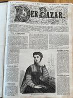 Pakket 11X Der Bazar Duitse dames krant heel jaar 1867 boek, Ophalen of Verzenden