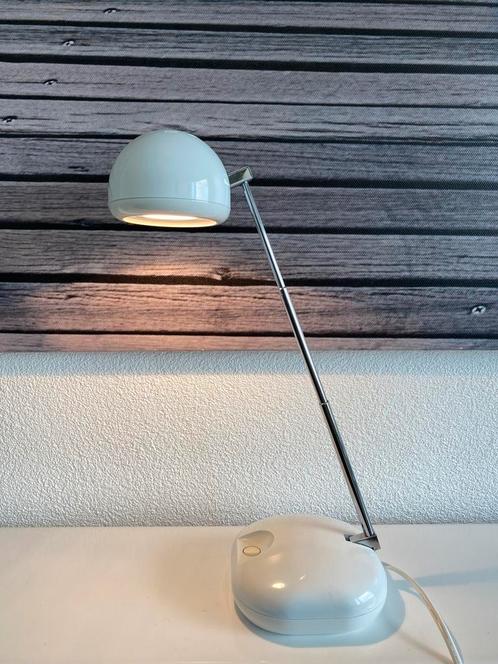 Hustadt Leuchten Telescoop vintage 70s lamp, Huis en Inrichting, Lampen | Tafellampen, Zo goed als nieuw, Minder dan 50 cm, Kunststof