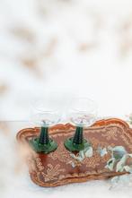 Vintage houtlook dienblad, Huis en Inrichting, Woonaccessoires | Dienbladen, Ophalen of Verzenden, Rechthoekig, Hout