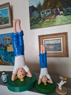 Kuifje yoga beeldje 34cm. handgeschilderd, Ophalen of Verzenden, Nieuw, Overige typen