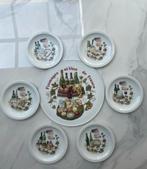 Vintage Servies - Fromages et Vins de France, Huis en Inrichting, Keuken | Servies, Verzenden, Zo goed als nieuw, Overige stijlen