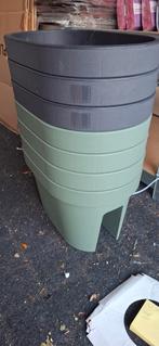 Partij nieuw 7 stuks balkonbak 27x40x25 cm 2 kleuren, Eckenkanten.com, Kunststof, Eckenkanten.com, Nieuw
