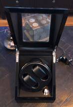 Watch winder zwart piano lak en leder, Sieraden, Tassen en Uiterlijk, Ophalen of Verzenden