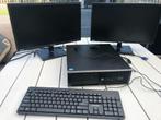 Hp Pc I5 met 2 schermen/toetsenbord/muis, Computers en Software, Desktop Pc's, Ophalen, Gebruikt, 8 GB, 512 GB