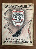 1919? Judaica Cabaret-Album 3e bundel. Zes liedjes van James, Antiek en Kunst, Ophalen of Verzenden, James Cohen van Elburg