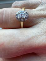 Blush Geelgouden Lab diamonds Ring, Sieraden, Tassen en Uiterlijk, Ringen, Ophalen of Verzenden, Zo goed als nieuw, 17 tot 18