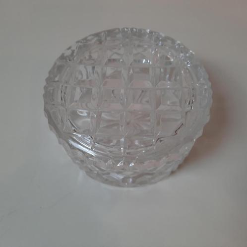 Bonbonnière glas/kristal, Antiek en Kunst, Antiek | Glas en Kristal, Ophalen of Verzenden