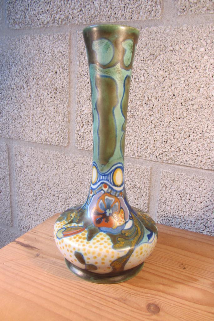 Vaas /vaasje (plateel) van Zuid-Holland, gouda, Antiek en Kunst, Antiek | Keramiek en Aardewerk, Ophalen of Verzenden