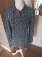 PRACHTIGE BLOUSE IN TRAVELSTOF VH MERK MI PIACE MT S, Kleding | Dames, Blouses en Tunieken, Mi Piace, Blauw, Ophalen of Verzenden