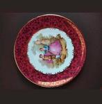 Mooi porseleinen wand bord van Bavaria Schaller 18,5 cm goud, Huis en Inrichting, Keuken | Servies, Bord(en), Overige stijlen