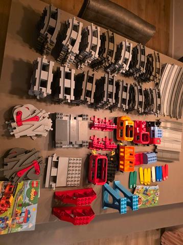 Grote Duplo Trein Set - Veel Rails! beschikbaar voor biedingen