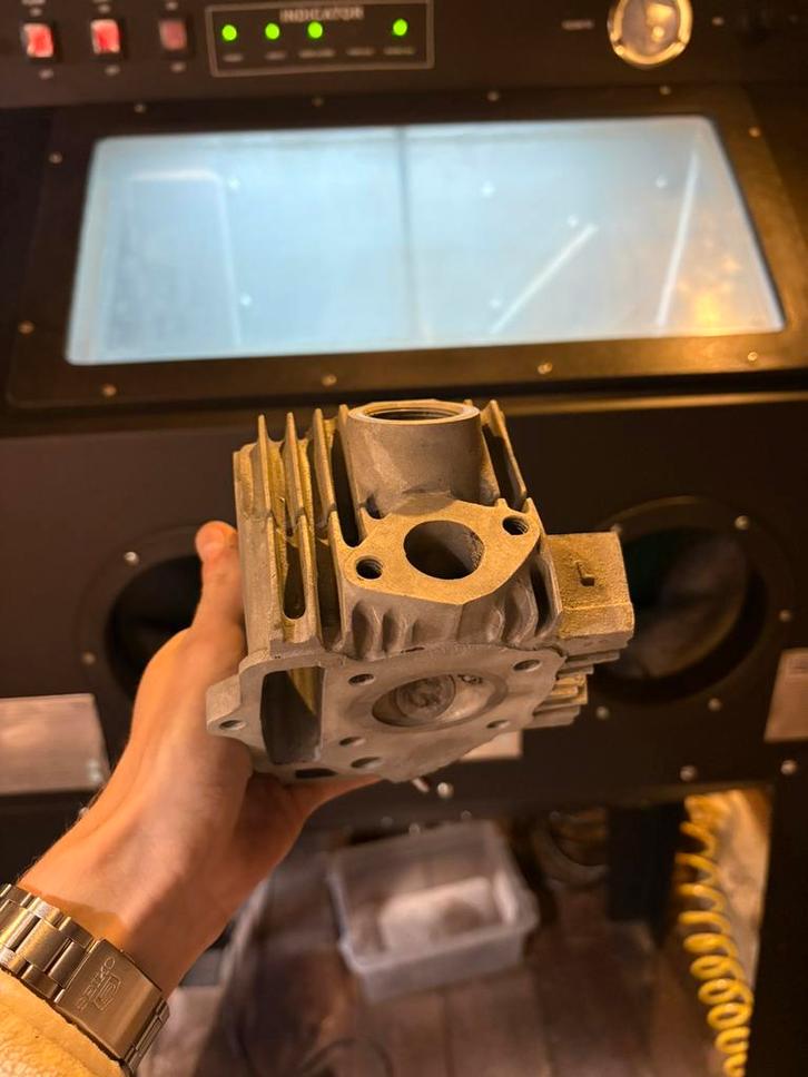 Zandstralen en glasparelstralen, Fietsen en Brommers, Brommeronderdelen | Oldtimers, Nieuw, Overige merken, Overige typen, Ophalen of Verzenden