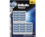 Gillette Mach3 Turbo Scheermesjes 20 stuks, Ophalen, Nieuw, Gehele gezicht