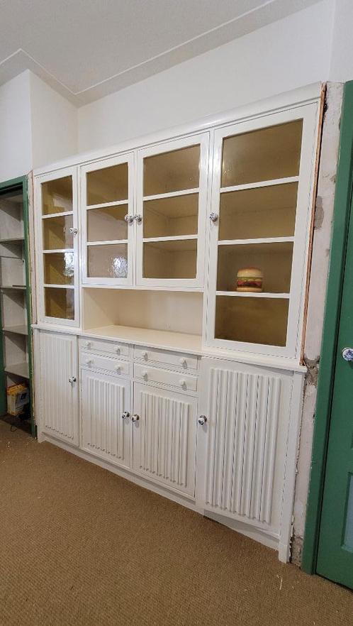 Antieke keukenkast van huis uit de jaren 30, Huis en Inrichting, Keuken | Keukenelementen, Gebruikt, 200 cm of meer, 150 tot 200 cm