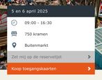 GEZOCHT | kraampje 5 of 6 april 2025 (BINNEN OF BUITEN), Tickets en Kaartjes, Overige Tickets en Kaartjes, Eén persoon