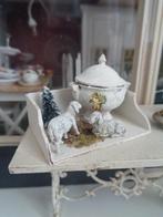 Brocante tafereel ....Poppenhuis 1:12...( nr F121 ), Ophalen of Verzenden, Nieuw, Poppenhuis